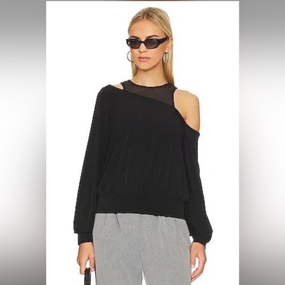 Lanston Sport Tops - NWT Lanston $150 Chic Black Top
